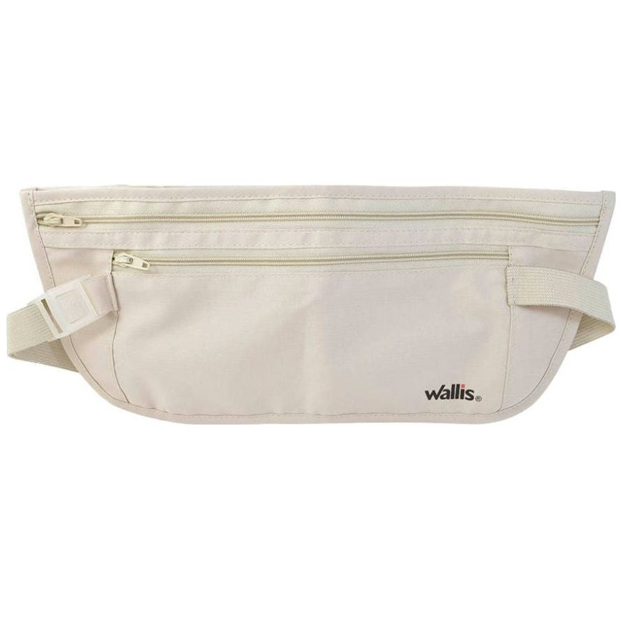 Cartera de Seguridad para Cintura Beige Wallis