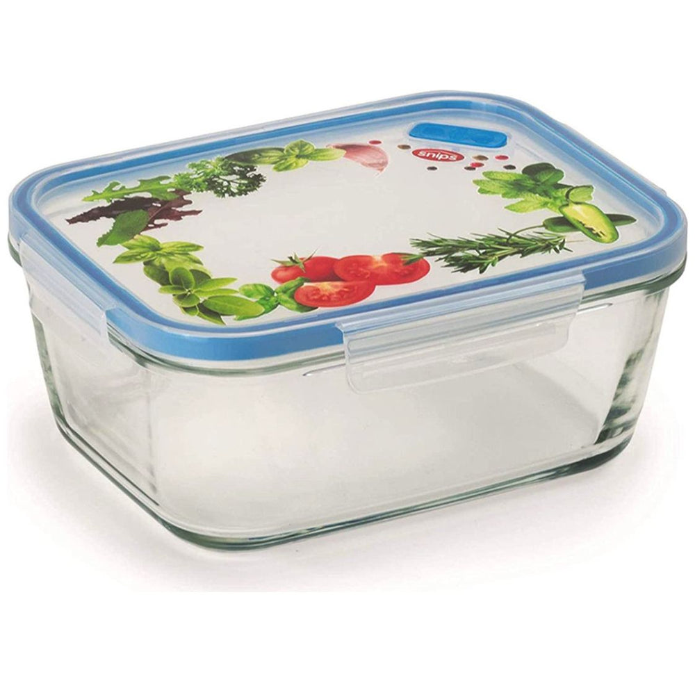 Hermético Rectangular de Vidrio 15 Lt Snips