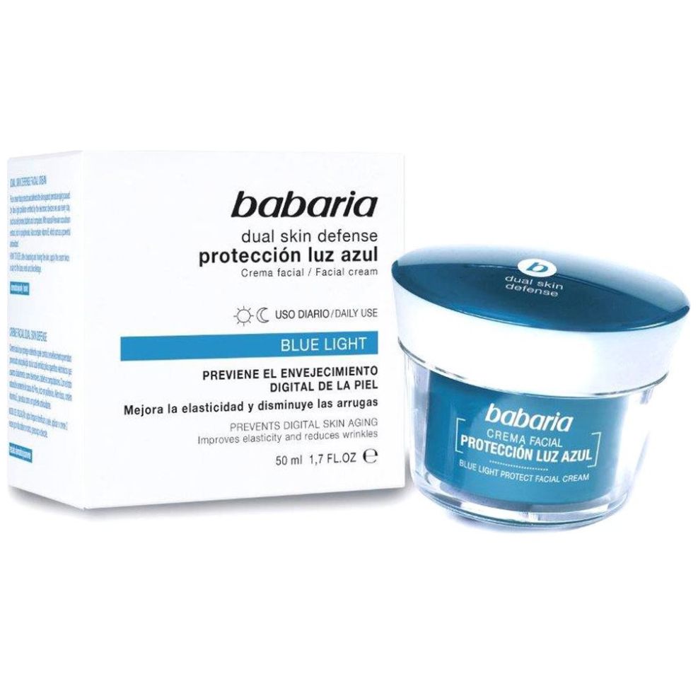 Crema Facial Protección Luz Azul Babaria