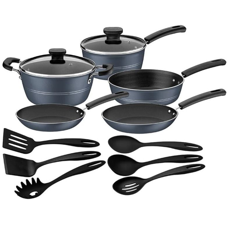 Batería Cocina 13 Piezas Sicilia Azul Tramontina