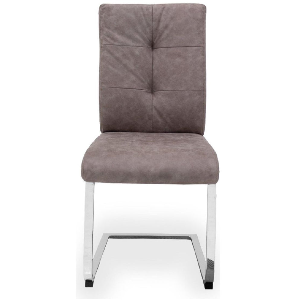 Silla Wal Tela Gris Maderarte