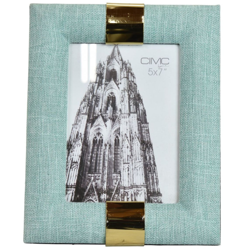 Portarretrato Tela Verde Picture Frames