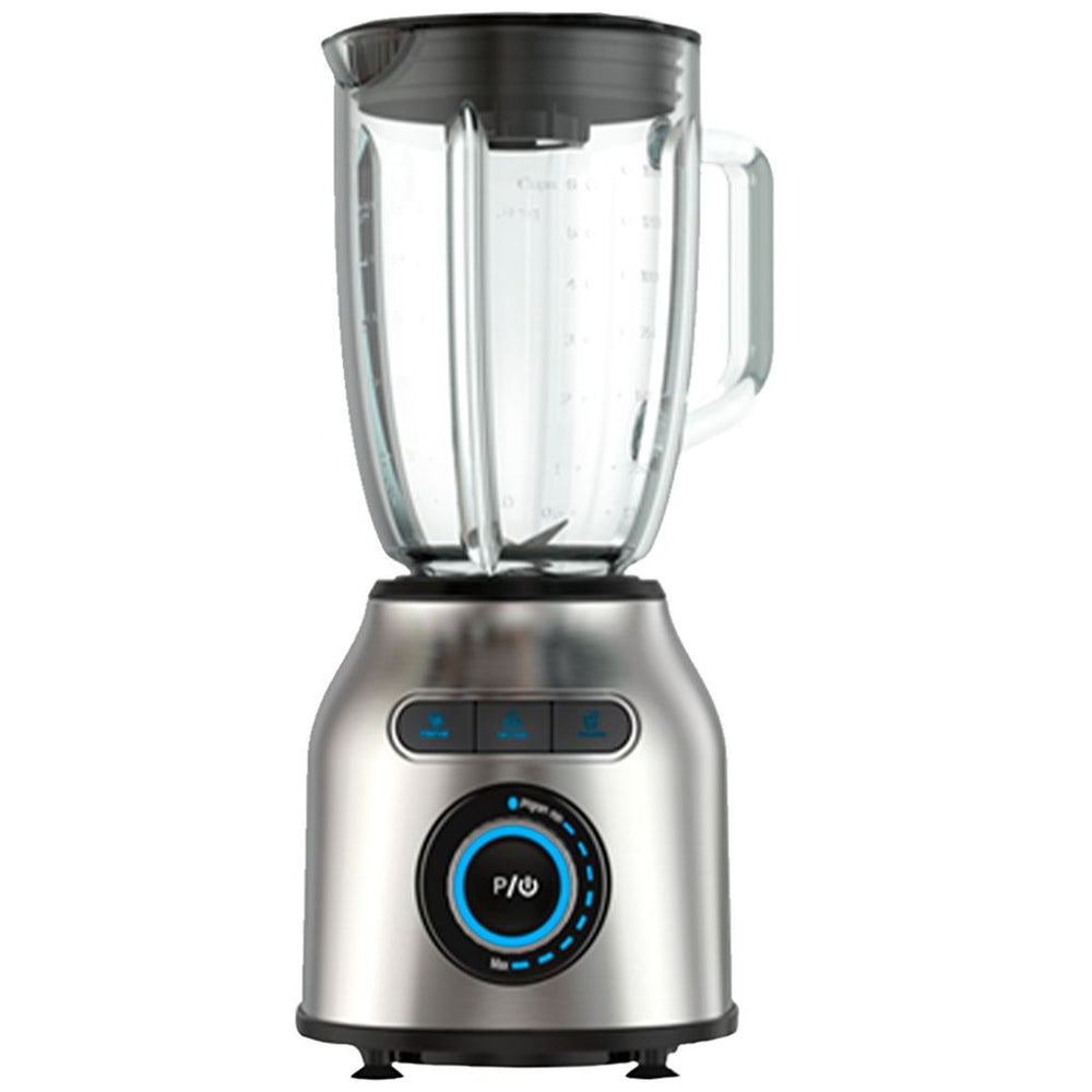 Licuadora Acero Inoxidable Vaso de Vidrio 1.6 Cf Bogner