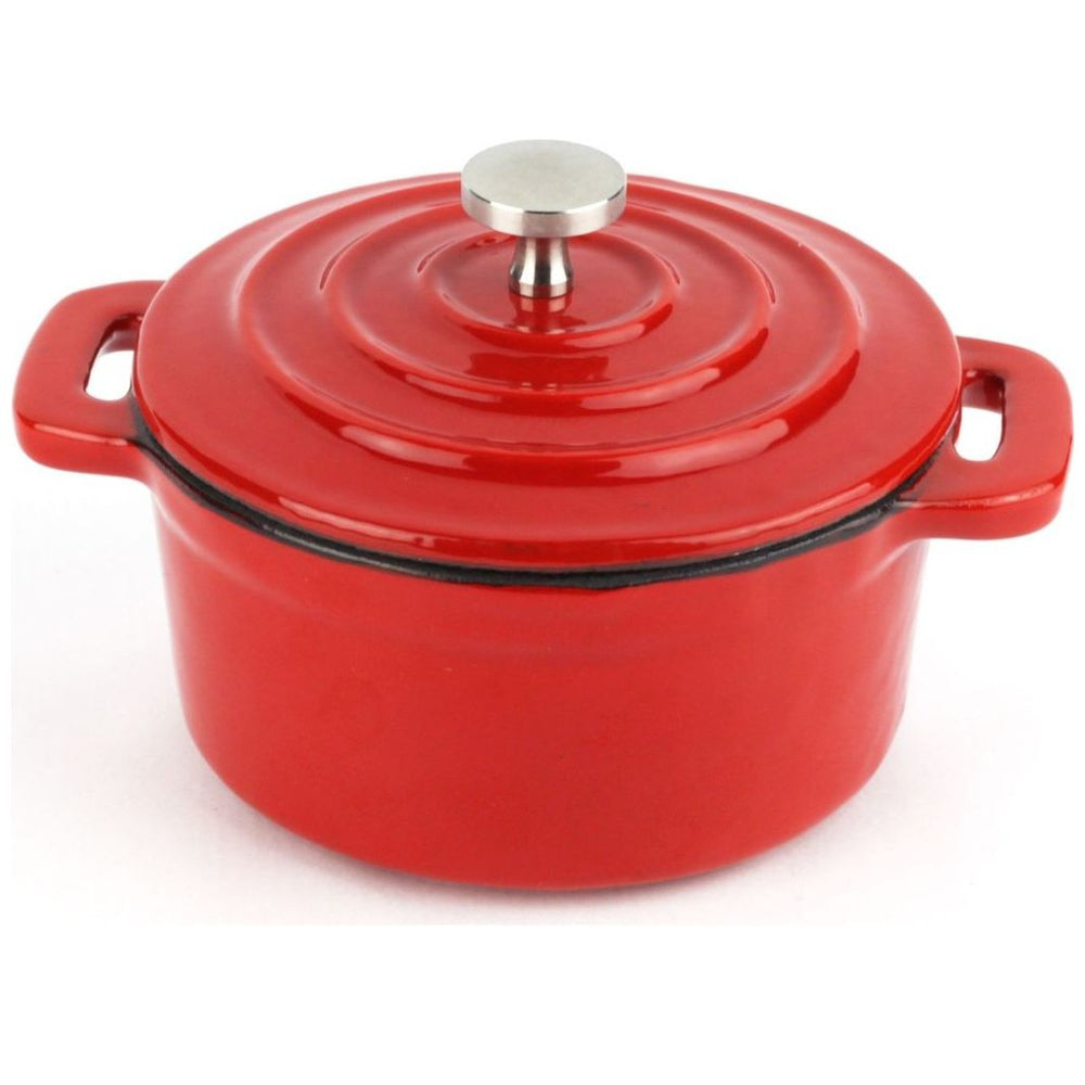 Cacerola Roja Ferro 26 Cm de Hierro Fundido Magefesa