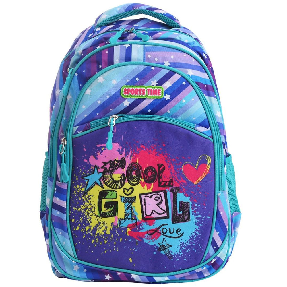 Mochila Azul Cool para Primaria Sports Time