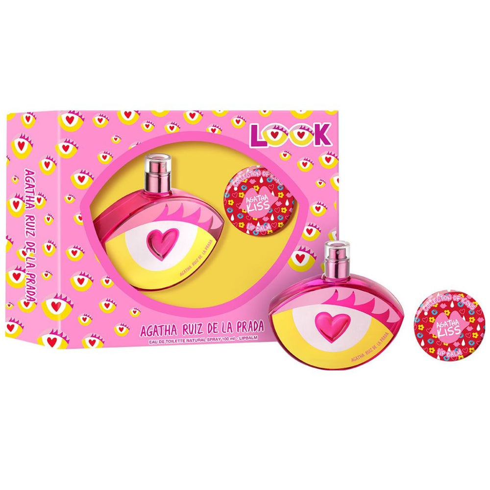 Agatha Ruiz de la Prada Look At Me Set para Mujer Fragancia Edt 80Ml + Lip Balm