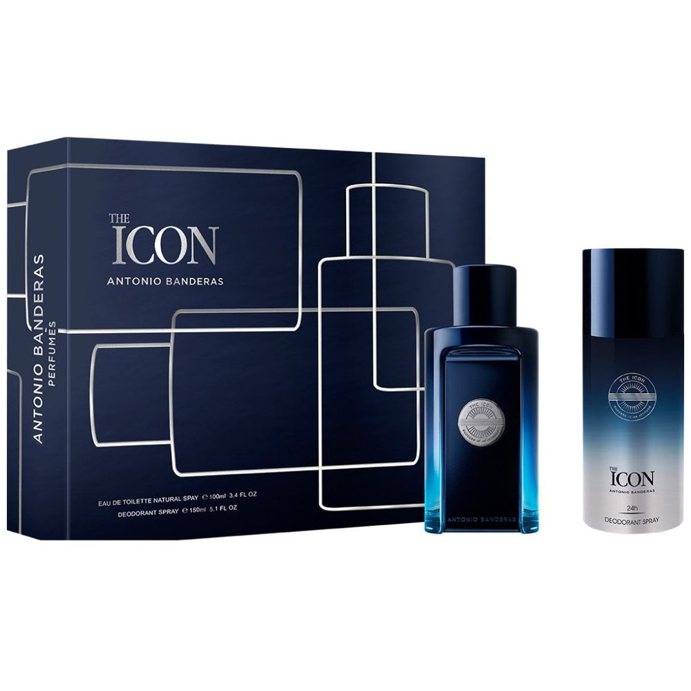 Antonio Banderas The Icon Set para Hombre Fragancia Edt 100Ml + Desodorante 150Ml