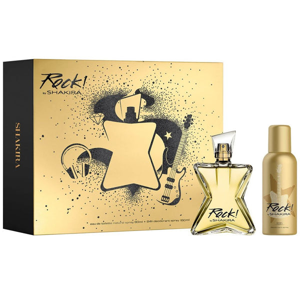 Shakira Rock Set para Mujer Perfume Edt 80Ml + Desodorante 150Ml