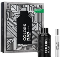 Benetton Colors Black Intenso Set para Hombre Fragancia Edt 100Ml + Vial 10Ml
