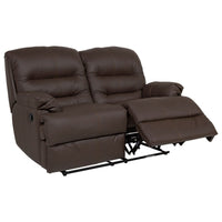 Love Seat Aspen Leather Vinyl Korea Cocoa Boal