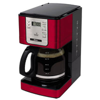Cafetera Roja 12 Tazas Programable Bvstdc4401Rd013 Oster