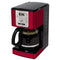 Cafetera Roja 12 Tazas Programable Bvstdc4401Rd013 Oster
