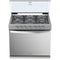 Whirlpool Silver Stainless Steel Built-In Stove