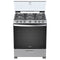 Whirlpool Silver Stainless Steel Floor Range