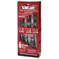 Jgo. con 6 Desarmadores Combinados