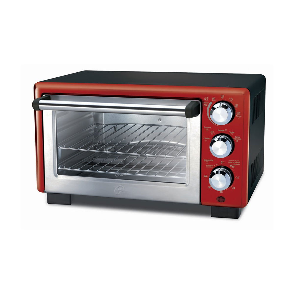 Horno Eléctrico 18 Lts Rojo  Oster