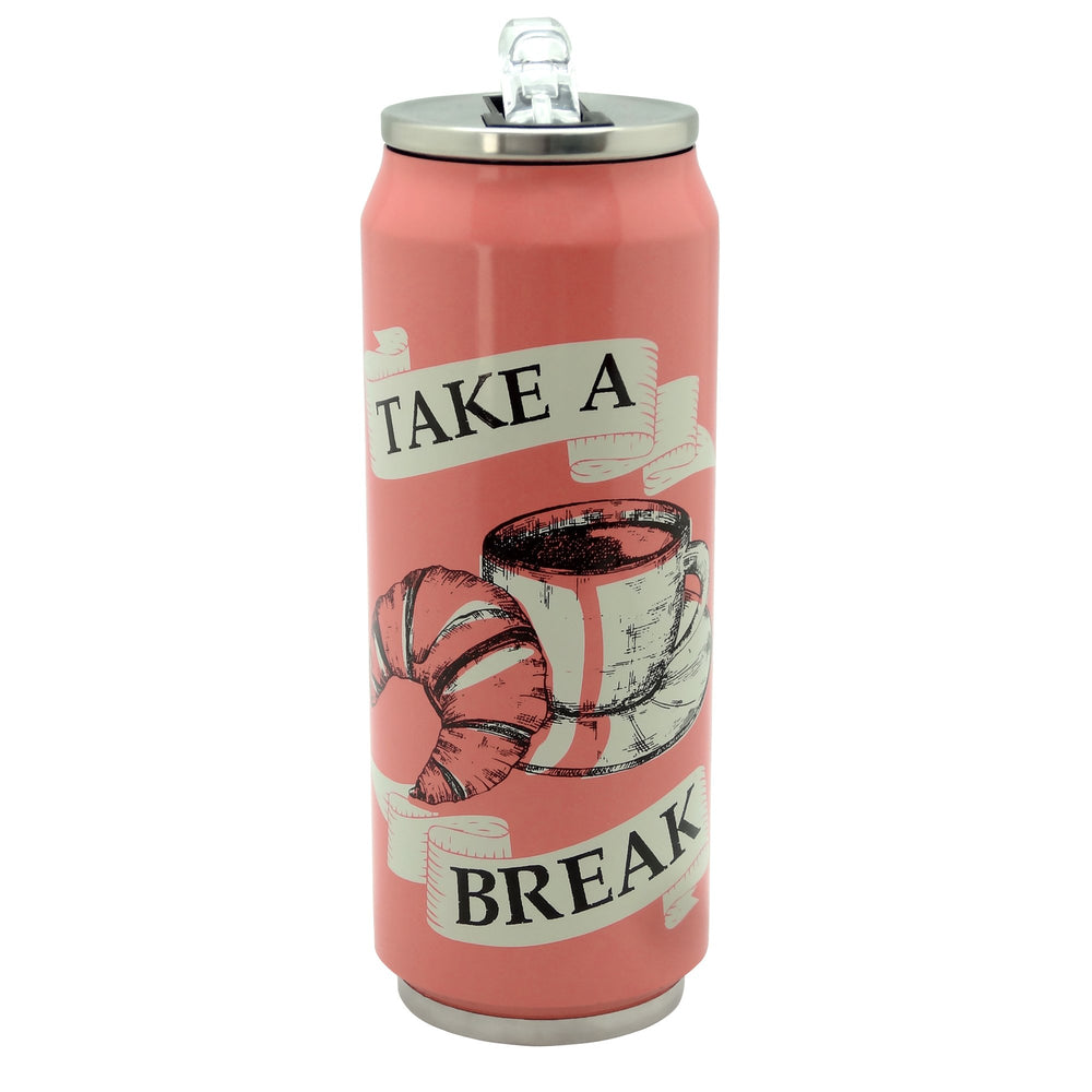 Termo Lata a Inox Lata Break 500 Ml Mamey Running Decora