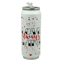 Termo Lata a Inox Love Blanco 500 Ml Running Decora