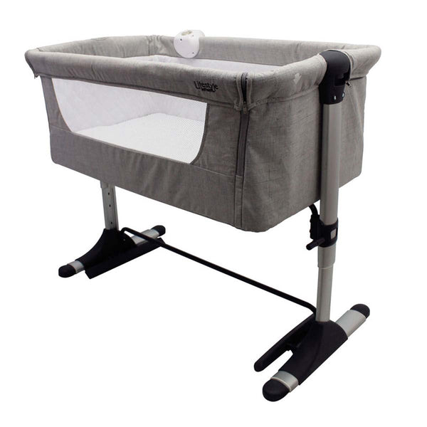 Cuna Colecho Vinny Gris Lifestyle By Infanti