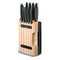 Block de 11 Cuchillos Negros con Soporte  Victorinox