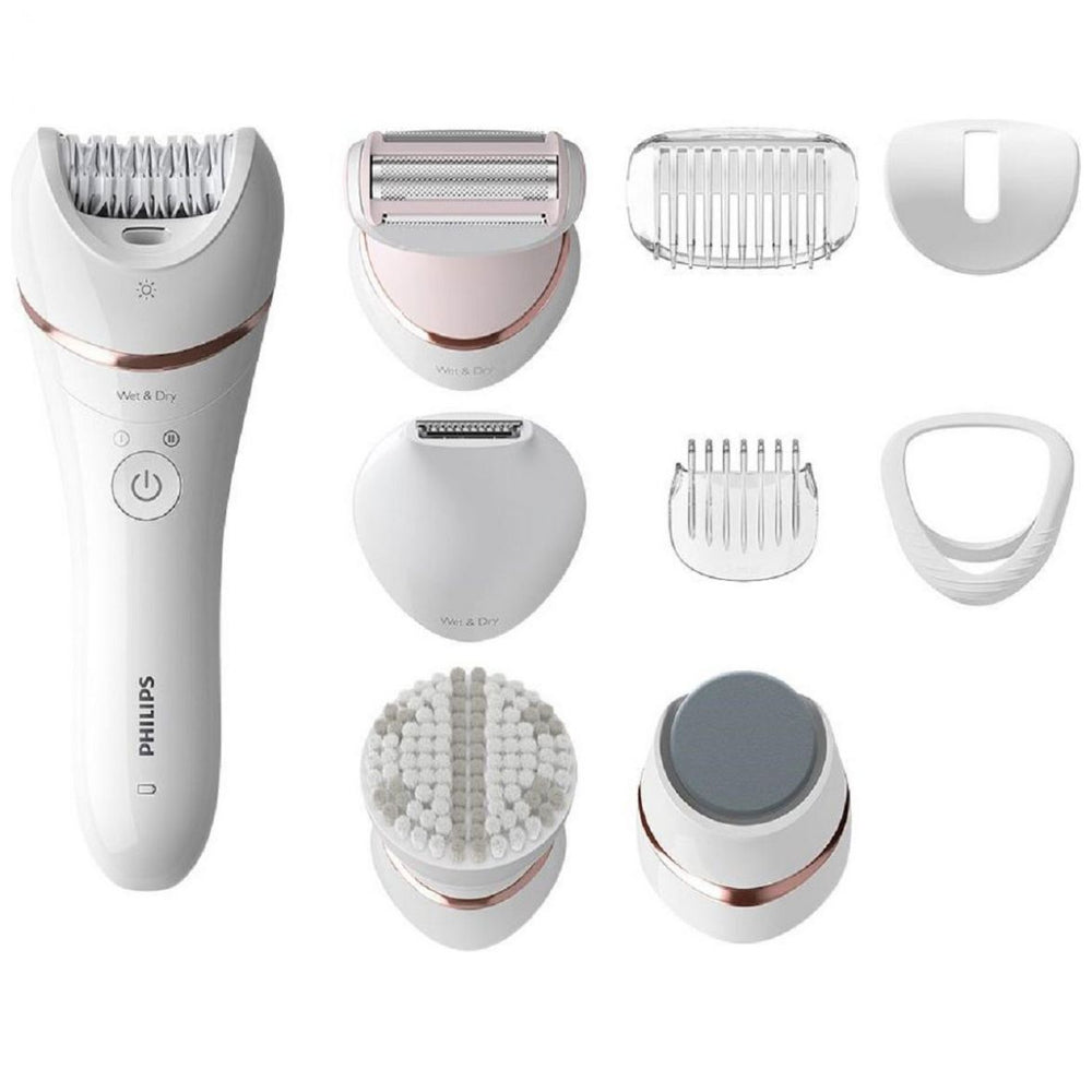 Philips Epilator Seco Y Húmedo 8Acc Bre740