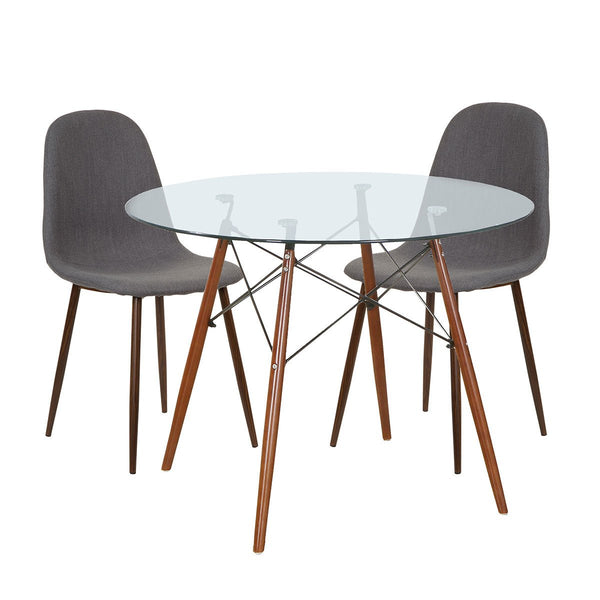 Desayunador Roma Gris para 4 Sillas Piccola