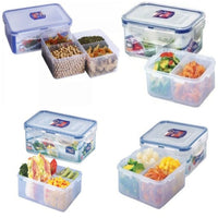 Set de Contenedores Hérmeticos con Divisiones Lock \& Lock