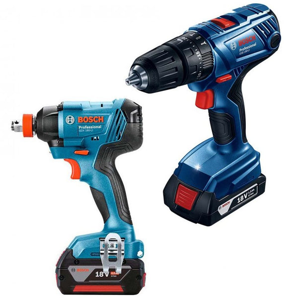 Combo Fuerza Inalámbrica (Rotomartillo 18 V y Llave de Impacto) Bosch