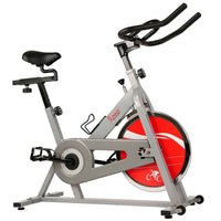 Bicicleta de Ciclismo de Interior Color Plata Sunny Health \& Fitness