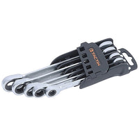 Set Llave Combinada Giratoria 72 Dientes 5 Pz Alta Precision 8,10,13,15,17Mm Tactix