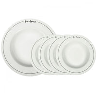 Set 5 Pasta Bon Appetit Core Kitchen Porcelana Safdie