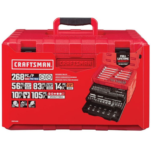 Autocle Juego de Herramienta Mecánica 268Pz Cmmt45301 Craftsman