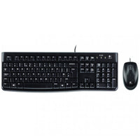 Combo Keyboard + Mouse Mk120 Black Logitech