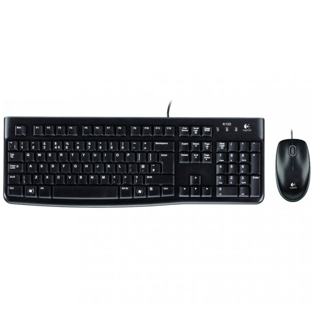Combo Keyboard + Mouse Mk120 Black Logitech