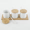 Set 10 Condimenteros Gracious Dining Bamboo Gibson Elite