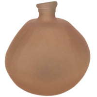 Jarrón Vidrio Simplicity Satin 33Cm Canela San Miguel