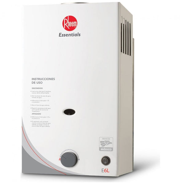 Calentador de Agua Instantáneo PLENUS 13 LP para 2 Servicios, 10  Litros/Minuto Gas Natural