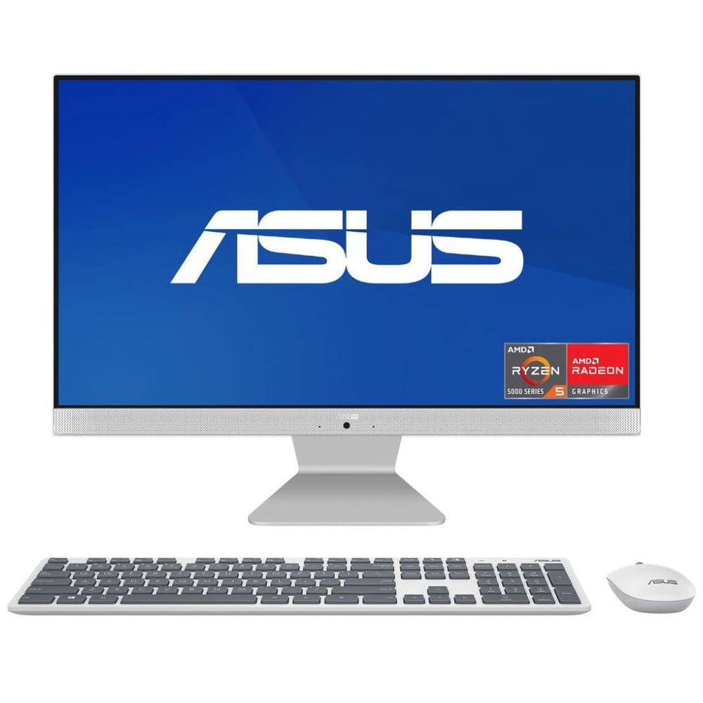 Desktop Aio Asus M3400Wuak-Wa023W R5-5500U 8G 1T+256Ssd Blanco