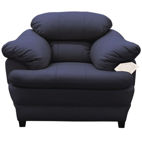 Sillón Valery en Vinil Piel Azul  Artaban