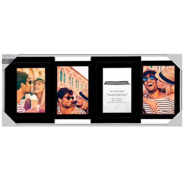 Portaretrato Collage de 4 Ps Apertura Collage Frame