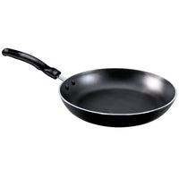 Sartén 26 Cm Aluminio Porcelanizado Negro Vasconia