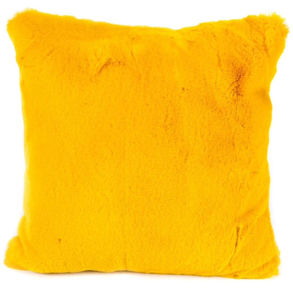 Smooth Polar Cushion 50X50 Yellow Abadi