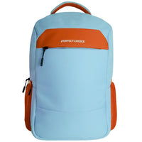 Mochila Portalaptop Perfect Choice Fearless Azul C/ Naranja