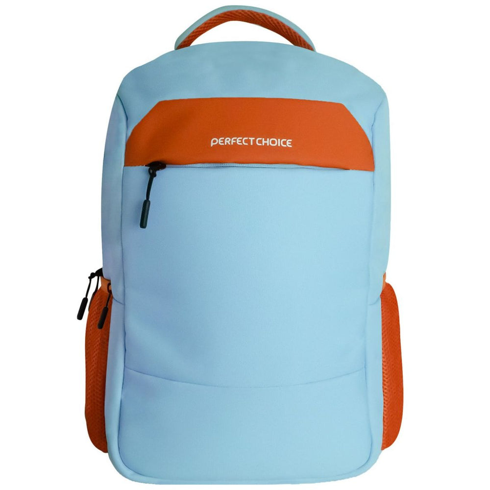 Mochila Portalaptop Perfect Choice Fearless Azul C/ Naranja