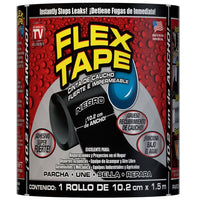 Cinta de Caucho Negra -4