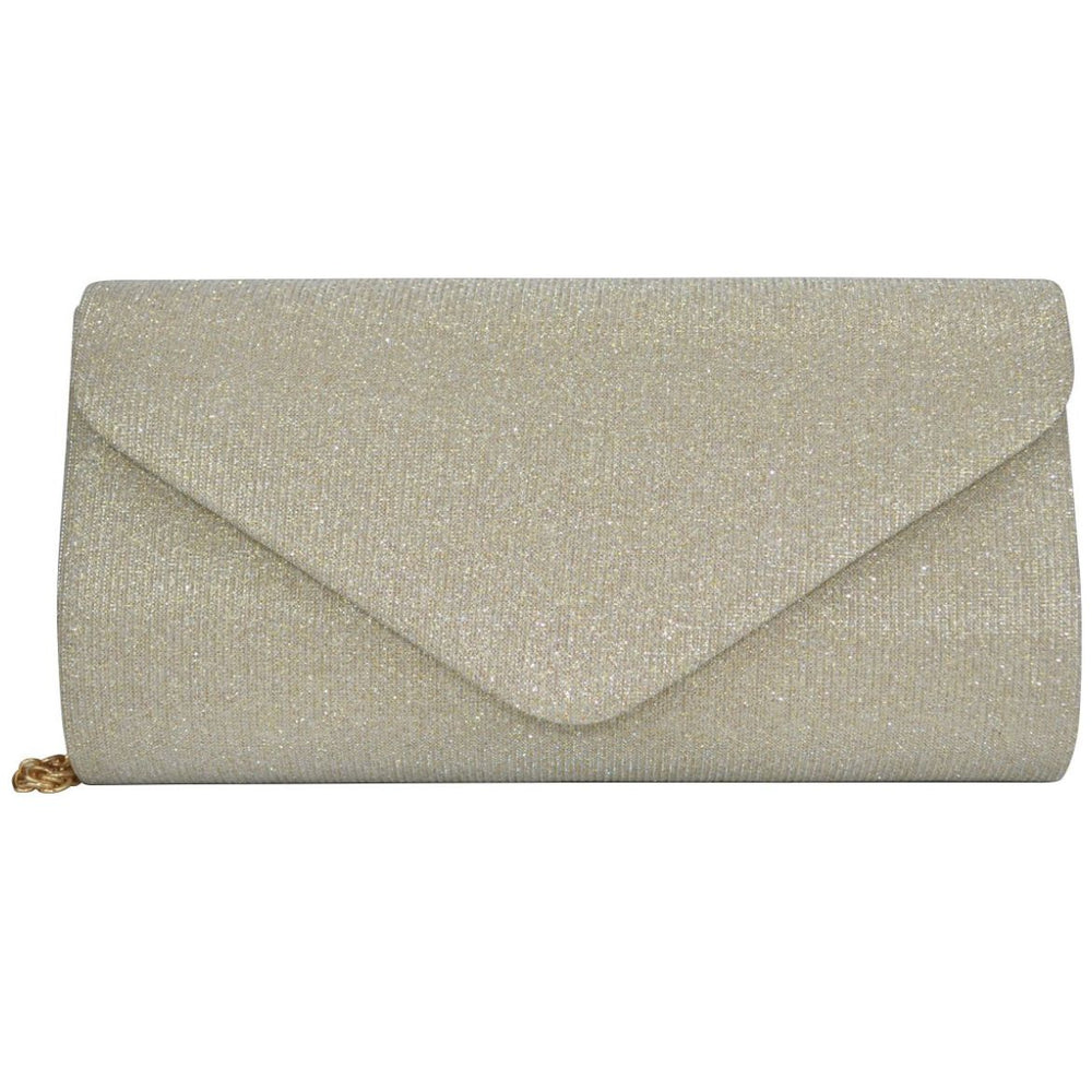 Gold Huser Clutch Bag