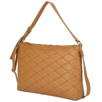 Shoulder Bag Style Perry Ellis Brand Camel Color