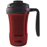 Wallis Metallic Red with Black Thermal Mug