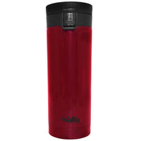 Metallic Red Thermos with Black Wallis