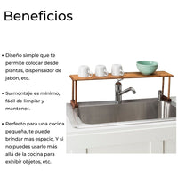 Home Basics Multi-Purpose Over-the-Sink Shelf